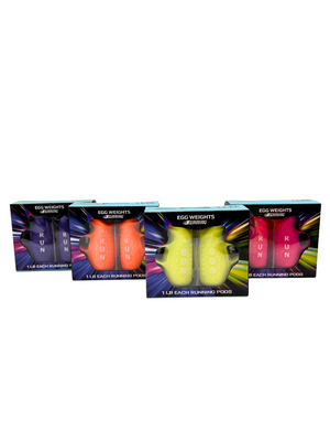 Multi-Color Fitness Gift Pack for Running, Walking, & Hiking Egg Weights