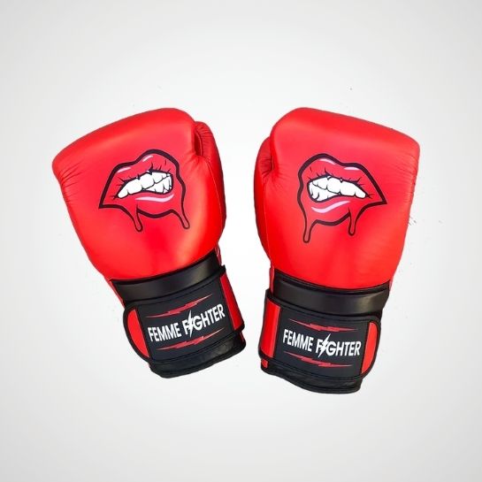 Femme Fighter Boxing Gloves Egg Weights