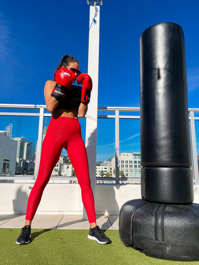 Femme Fighter Boxing Gloves Egg Weights