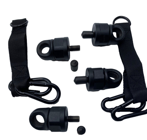 Swivel Eye Hooks and Straps for Adjustable Dumbbells